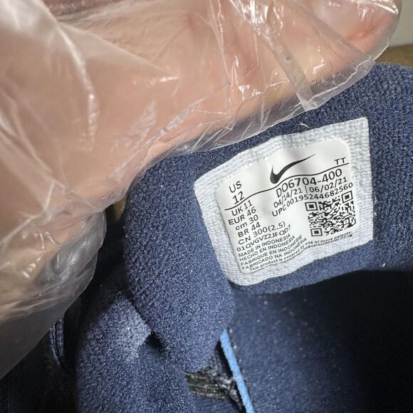 Nike Air Max 95 Shoes Mens Size 12 Blue Navy Suede Mesh Retro Running DO6704-400 - Picture 8 of 8